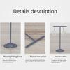 3Pcs/Set Hanging Jewelry Display Holder Metal Necklace Organizer Rack  Earring