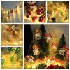Elk Deer Christmas Light String Santa Claus Christmas Decor Lamp  Bar