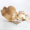 Wide Brim Bohemian Straw Hat Sun Flower Women's Sun Hat Ins Folding Straw Hats  Girls