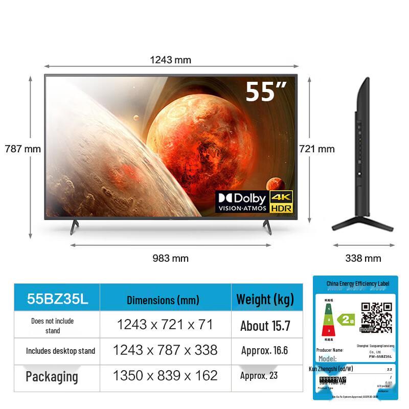 Sony BZ35L Series 4K HDR Professional Display