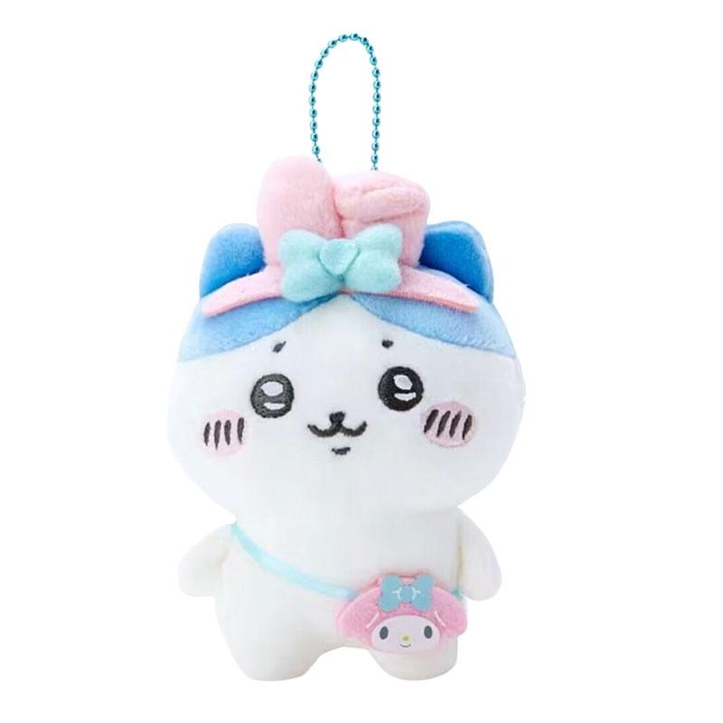 Chikawa Yukikawa Dog Self-mocking Bear Plush Toy And Hanging Decoration Cute Animal Design Pp Cotton Stuffed 20cm Teddy Bear 10cm Pendant