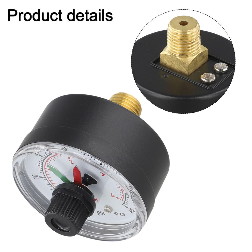 ECX2712B1 Манометр осевого давления для фильтров бассейна, необходимый для управления бассейном