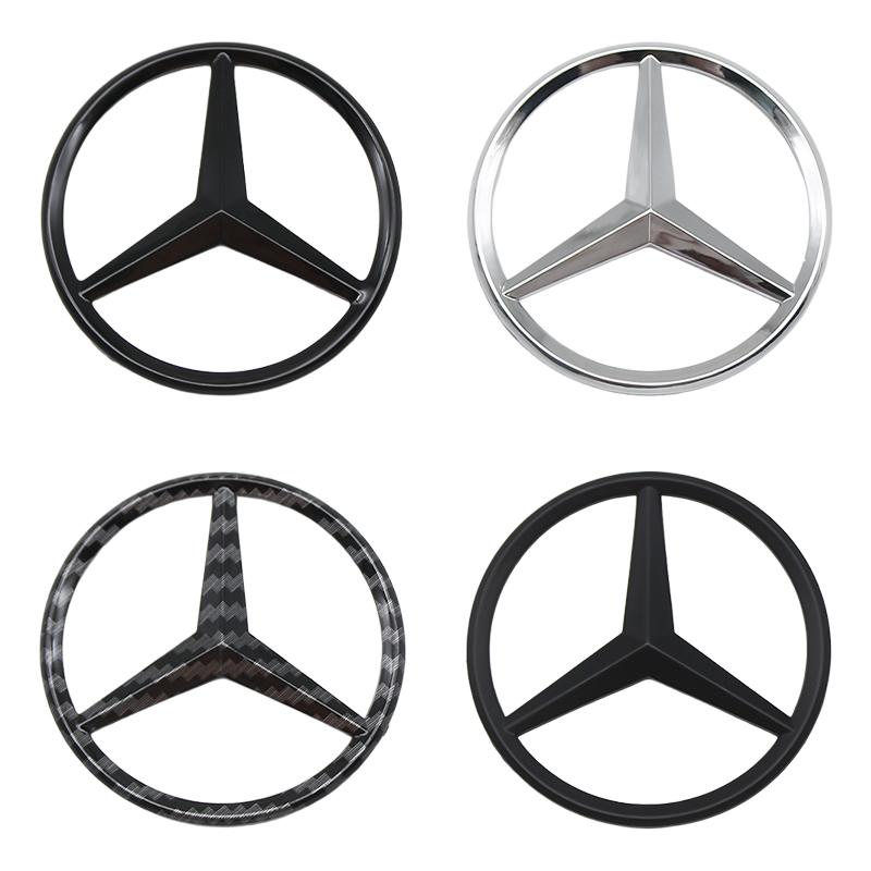 Hub Cap For Mercedes Benz Amg W204 W205 W212 W221 W177 W246 GLA GLC CLA A Class ABS 52mm 57mm Car Steering Wheel Badge Emblem Sticker