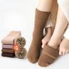 Newborn Socks 28cm Fit 1-12Y Universal Autumn and Winter Thickened Coral Fleece Add Plush Sock Warm Breathable Children's Socks