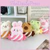 Soft Candy Animal Cartoon Plush Toy Rabbit Keychain Backpack Pendant Decoration
