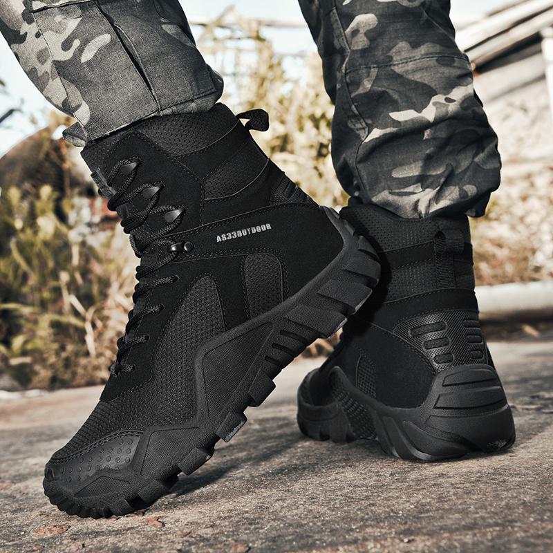 Тактические военные ботинки, мужские ботинки, армейские ботинки для спецназа, уличные походные ботинки, мужские ботильоны, рабочая безопасная обувь