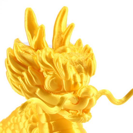 3D-печатная фигурка дракона, игрушка для снятия стресса, реалистичная миниатюрная китайская статуэтка дракона