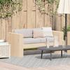 VidaXL Garden Sofa 2-seater 134x60x62 Cm Solid Pine Wood 873866