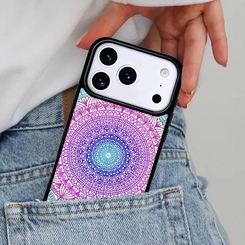 Чехол для телефона Мандала Мандала для iPhone 17ProMax 12 13 14 15 16e 17 Pro Max Plus Air Cover