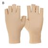 Half Fingers Gloves Super Soft Breathable Stretchy Friendly To Skin Ultra-Thin Block UV Spandex Summer Sunscreen Semi-Finger Riding Gloves