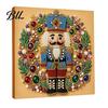 3D Bead Embroidery Sets Christmas Faux Pearl Art Kit, DIY Santa Tree Painting Craft Supplies for Beginners Holiday Wall Decor Kit Adults, Handmade