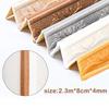3D Foam Wall Edge Strip Stickers 230CM Self-Adhesive Waterproof Baseboard Corner Waist Line Sticker Home Decoration