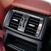 Для BMW X3 F25 X4 F26 2011-2017 ABS Chrome задняя часть автомобиля кондиционер вентиляционное отверстие рамка крышка отделка наклейка интерьер