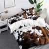 2/3pcs Ultra-Soft Cow Pattern Duvet Cover Set - Plush Comfort for Bedroom and Guest Room with 1 Duvet Cover and 1/2 Pillowcase
