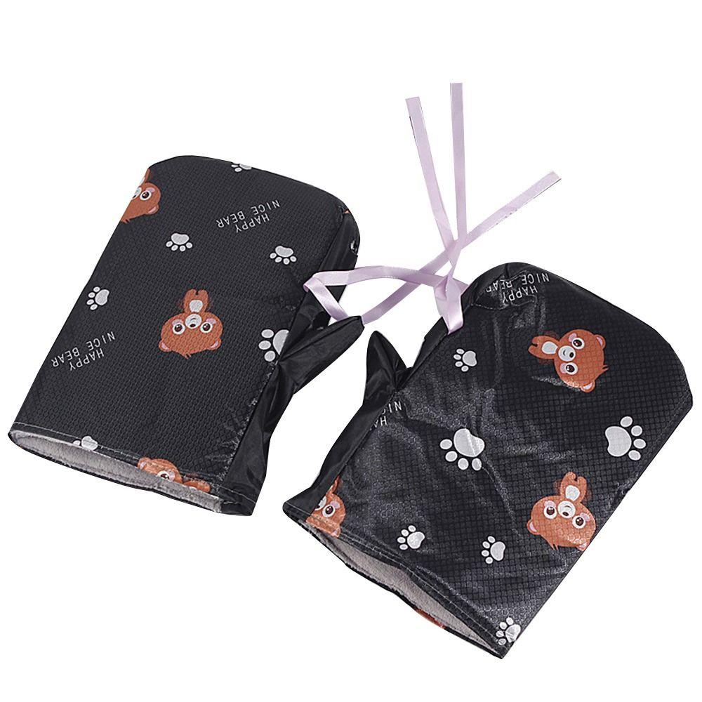 Ветрозащитные мотоциклетные перчатки на руль, утолщенные накладки на ручки, грелки для рук, теплые варежки, лето