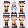 6pcs/set Anime Ne Zha Figure Magical Children Roar Figurine Model Statue Toy Gift