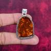 Baltic Amber Pendant, 925 Solid Sterling Silver Gemstone Jewelry, Handmade Pendant Jewelry