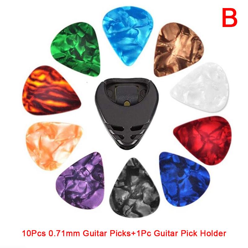 10 шт. Медиаторы для гитары Универсальные медиаторы из АБС-пластика Медиаторы для большого и указательного пальцев Медиаторы Медиаторы для большого пальца и пальцев Случайные цвета
