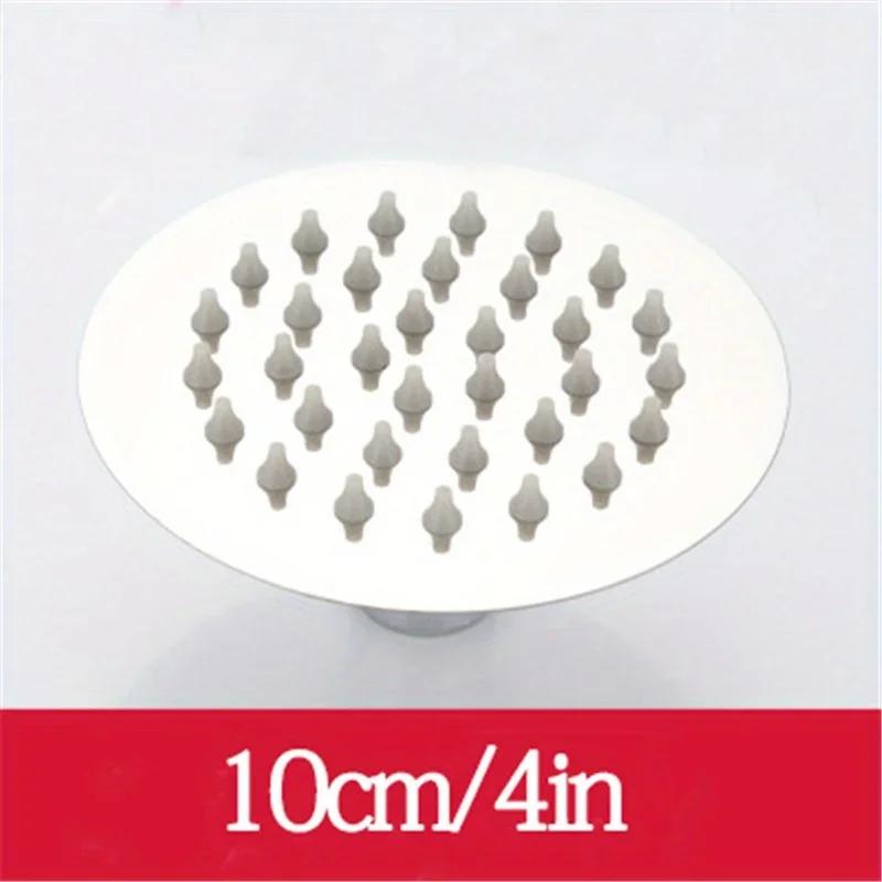 Душевая лейка Ультратонкая Под давлением Водопадный Дождевой душ Аксессуары для ванной комнаты Нержавеющая сталь Верхний распылитель