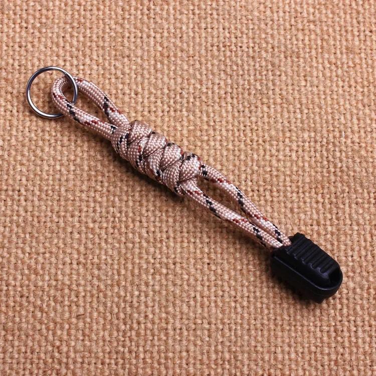 Multi-purpose Keychain Holder Durable Strong Polyester Lanyard Creative Zipper Puller Knife Keychain Pendant