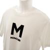 MONCLER  J20918C00018_89ANL L Short sleeve T-shirt white/White cotton/leather mens
