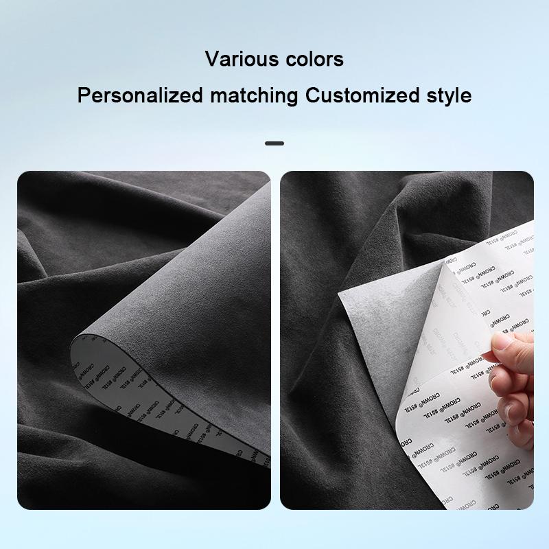 Super Suede Overlay Interior Stickers for ZEEKR 7X 2024 2025 Back Row Reading Light Frame Trim Decor Stickers Car Accessories