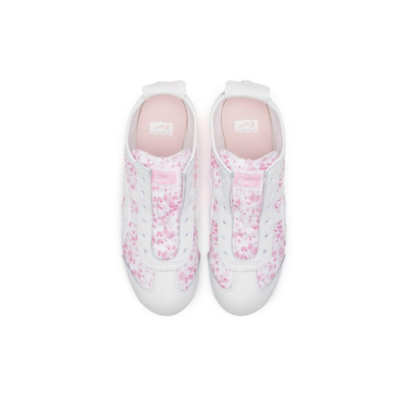 ONITSUKA TIGER MEXICO 66 Противоскользящие Износостойкие Кроссовки для Скейтборда с Низким Верхом Унисекс Бело-Розовые Кроссовки 1183b709-701