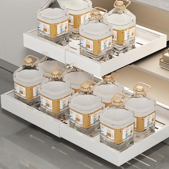 Расширяемый ящик для хранения вещей, самоклеящийся, съемный, без сверления, прочный, с гладкими направляющими, выдвижной шкаф-органайзер, контейнер для специй и приправ, маленький