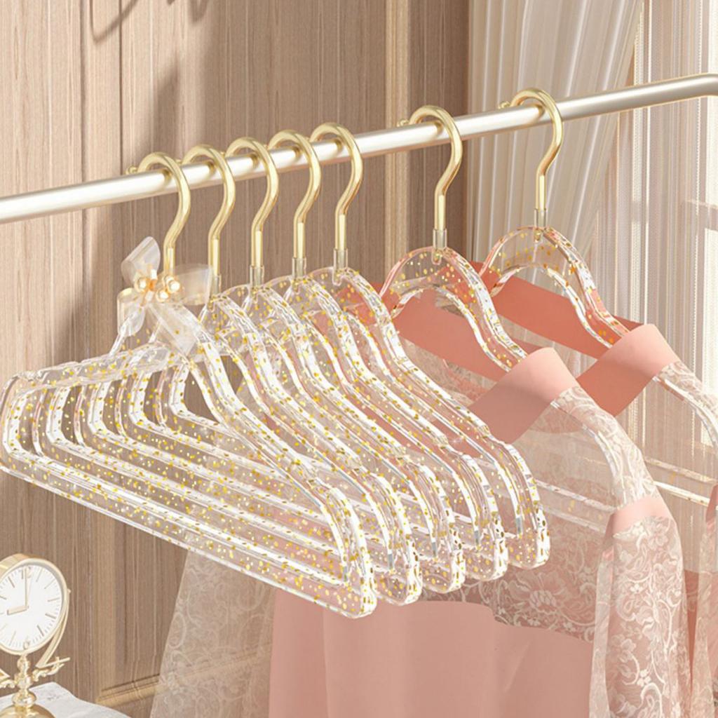 Plastic Hangers for Clothes with Anti Slip Grooves and Multiple Colors for Adults Kids