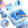 Paint Brush Washer Washing Bucket Multifunctional,Art Supplies,Cleaner Barrel,Paint Basin for