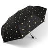MAYDU Three-Fold Hot-Stamped Heart Dual-Use Umbrella