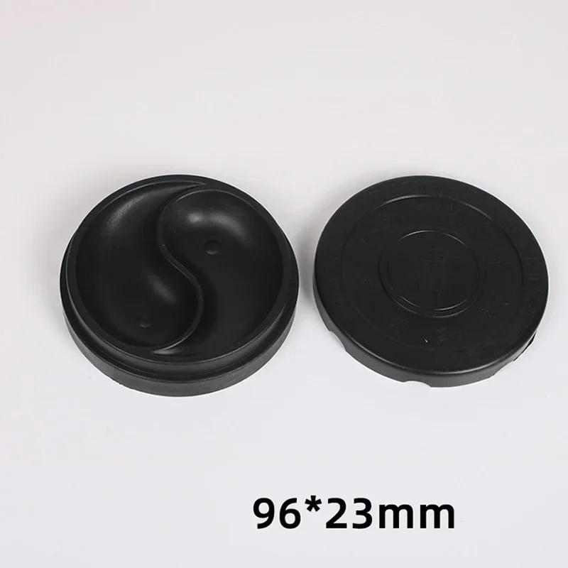 Tai Chi Shape 4 Inch Chinese Inkstone Rectangle Calligraphy Ink Stone Student Ink Well With Cover Inkwell Grinding Ink-Well