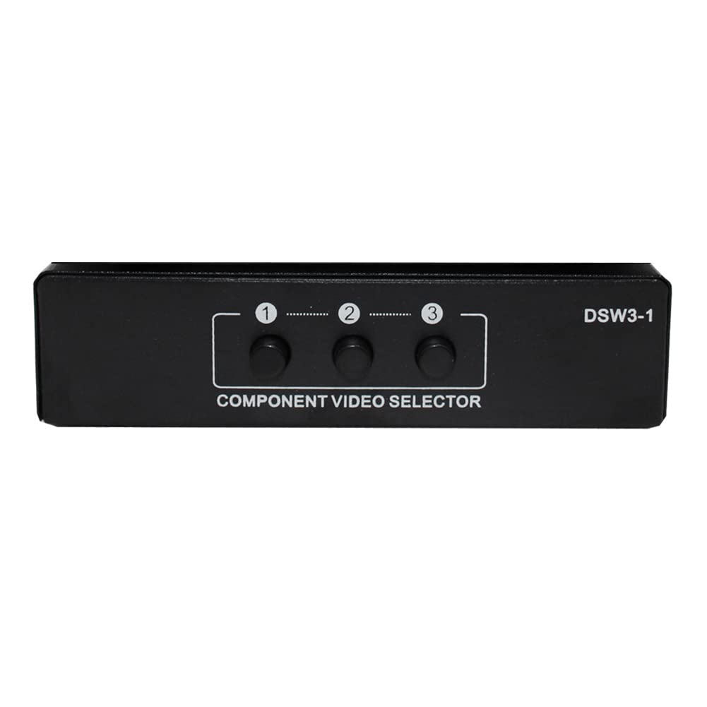 Компонентный RGB-переключатель Dovhmoh 5 YPBPR для PS2, DVD-плеера и ТВ, 3-жильный кабель, переключатель, коммутатор.