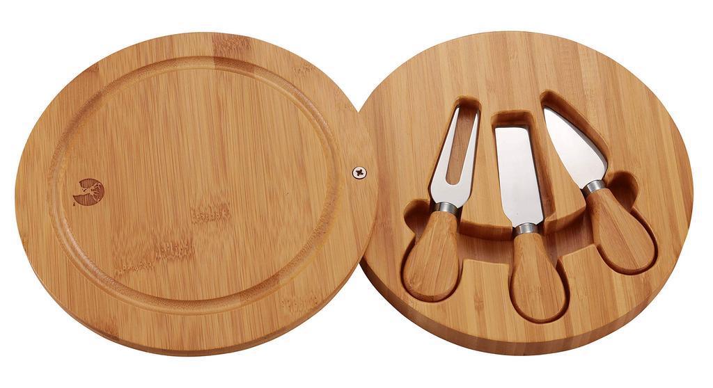 CAPTAIN STAG Доска для сыра Нарезка сыра Сыр Набор из Набора, Доска, Нарезать, Нож, 3, TAKE-WARE UP-2599