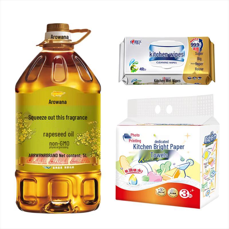 Arawana Rapeseed Oil & Kitchen Essentials Bundle