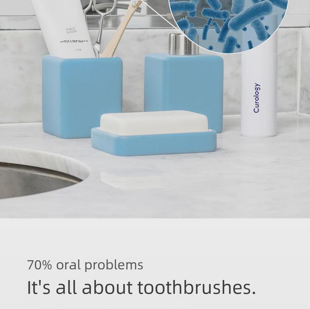 Портативный интеллектуальный стерилизатор зубных щеток с ультрафиолетовой зарядкой и сушкой UVC