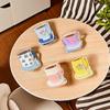 Cute Coffee Cup Hair Clip Flower Small Hair Claw Creative Acetate Hair Claw  Girl