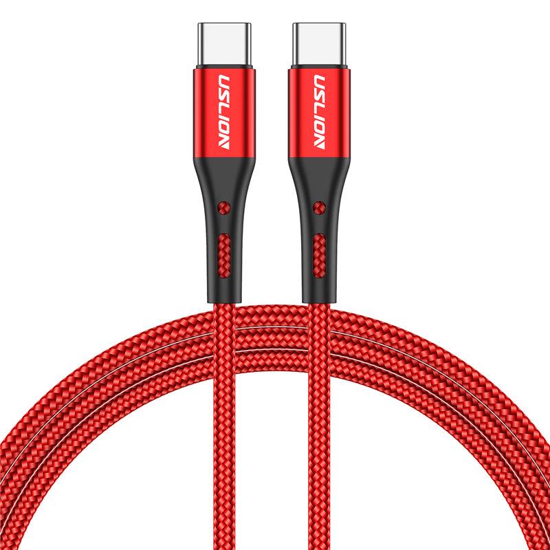 Кабель USB типа C на USB типа C для Samsung Поддержка PD 60 Вт QC3.0 3A Кабель быстрой зарядки для типа C