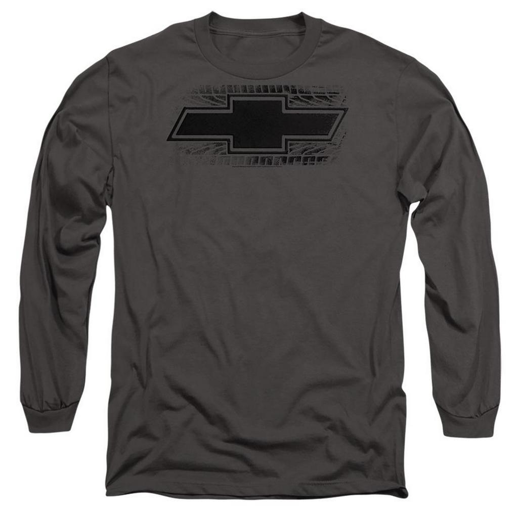 Chevrolet Mens Bowtie Burnout Long-Sleeved T-Shirt