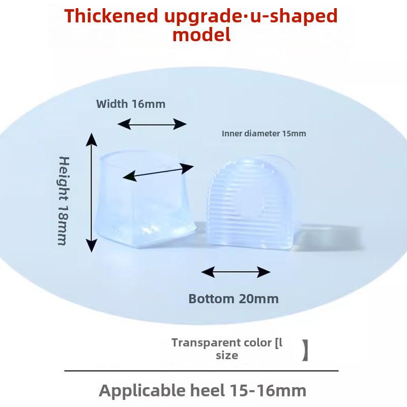 Silent Anti-Slip Stiletto Heel Protectors: Mute, Wear-Resistant Pads for Women's High Heels