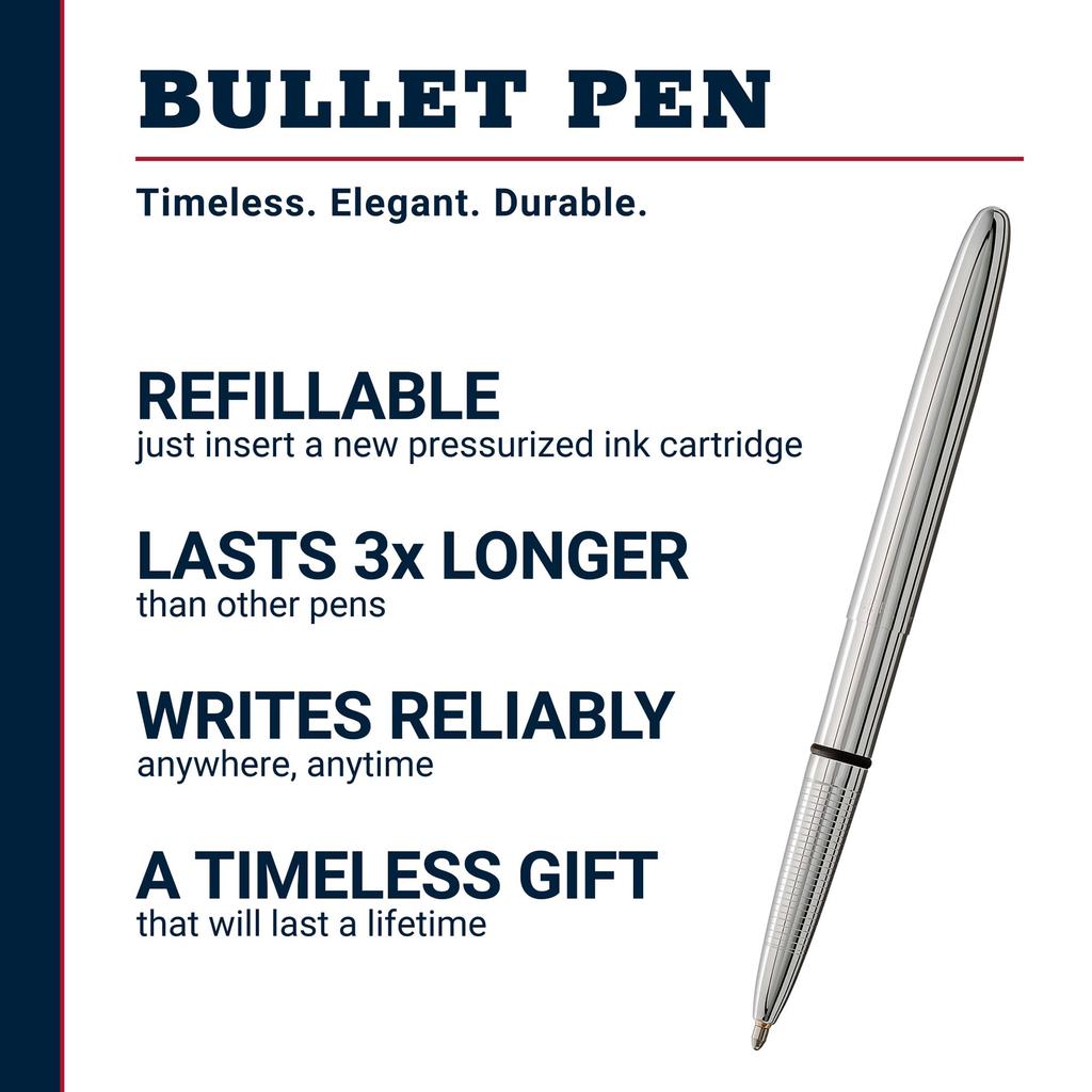 Шариковая ручка Fisher Bullet Хром