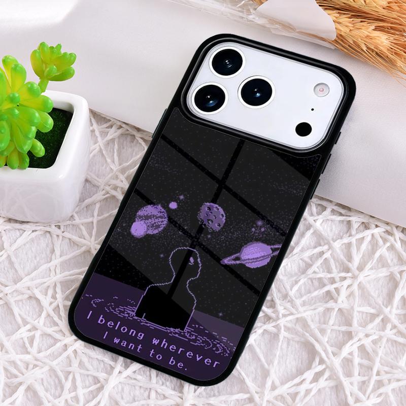 Космический эстетичный противоударный чехол для телефона для iPhone 17 Air 16e 15 11 12 14 13 Pro Max Чехол Coque