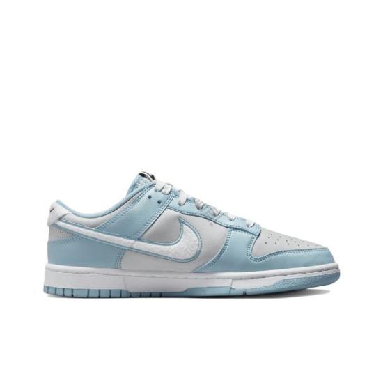 Nike Dunk Low Fleece Swoosh - Светло-голубой 2023 FB1871-011