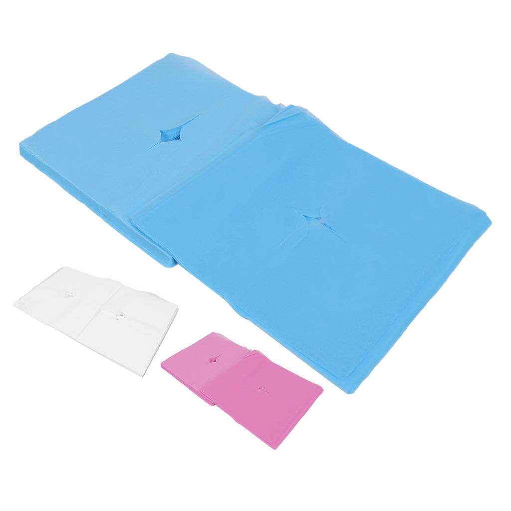 100 шт., чехол для подставки для лица, дизайн с отверстием, хорошее водопоглощение, дышащий одноразовый чехол на подголовник для Be