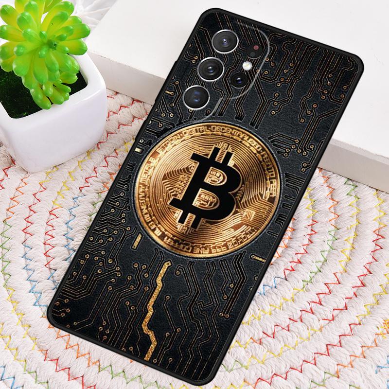 Чехол для телефона Bitcoin BTC для Samsung Galaxy note 10 pro S26 Ultra S23 S24 FE S25 S21 S22 PLUS ударопрочный