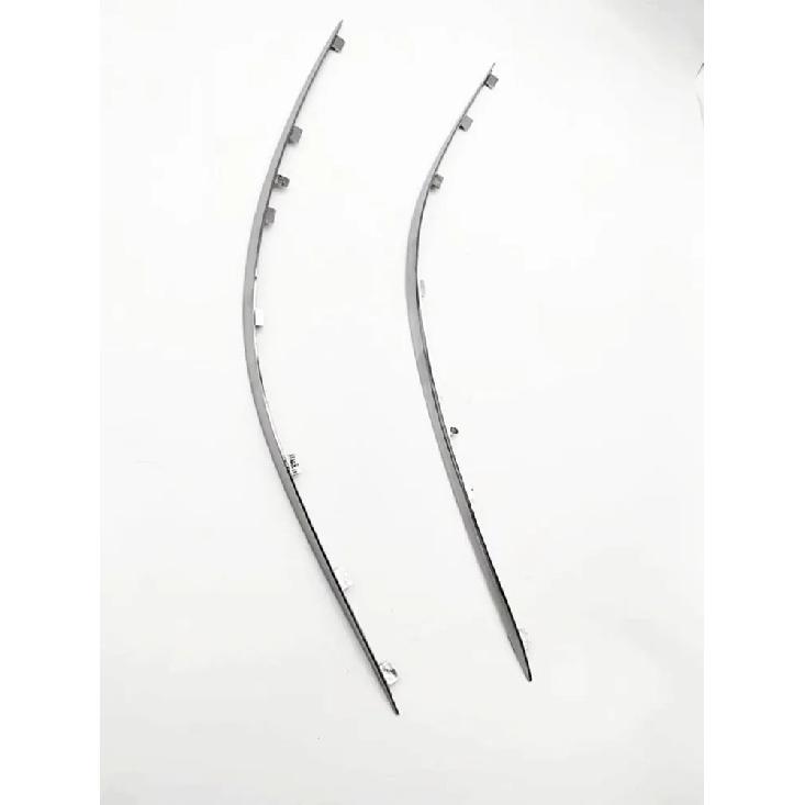 for Mercedes-Benz Front Bumper Chrome Plated Trim W211 E180 E200 E220 E250 E300 OE; A2118852321 A2118852421