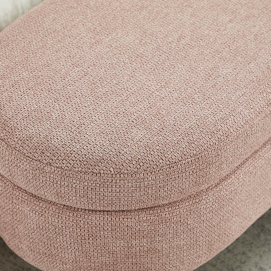 Bench with Storage Space, modern bench with storage space and chenille cover, ideal for changing shoes, suitable for bedroom, hallway or living room
