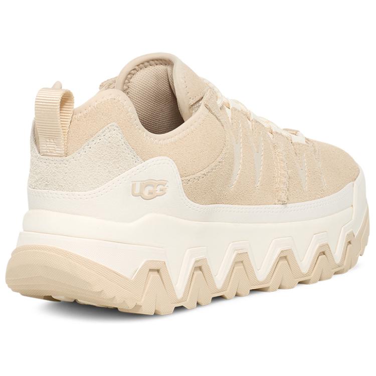 UGG Captrail Low Light бежевые женские кроссовки кремовые 1161830-LHB