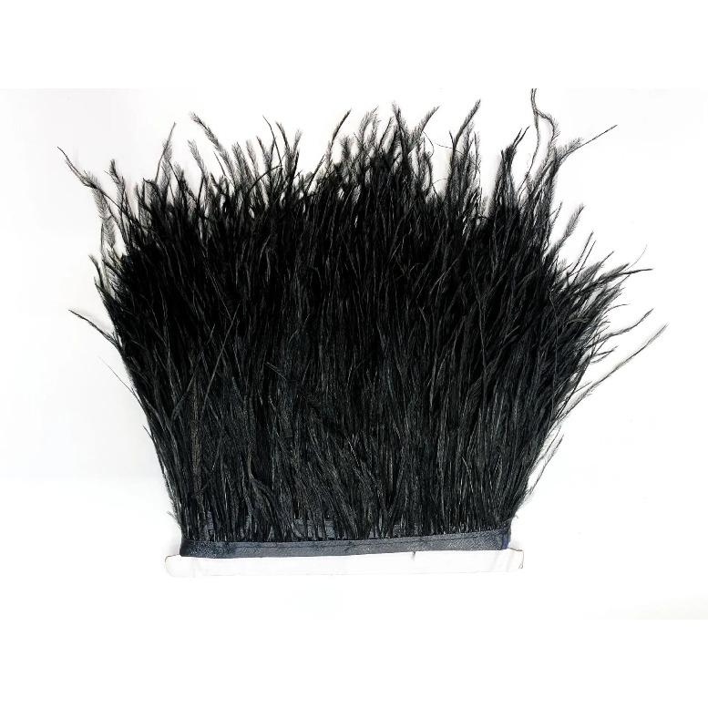 Feather5m Ostrich Hair Fringe Feather Trims Stage Costume Accessories Manufacturers
