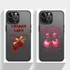 Мультяшный Бант Вишня Чехол Задняя Крышка для Телефона для iPhone 17 Pro Max 16 Plus 15 7 8 SE XS XR 11 12 Air 13 Mini 14